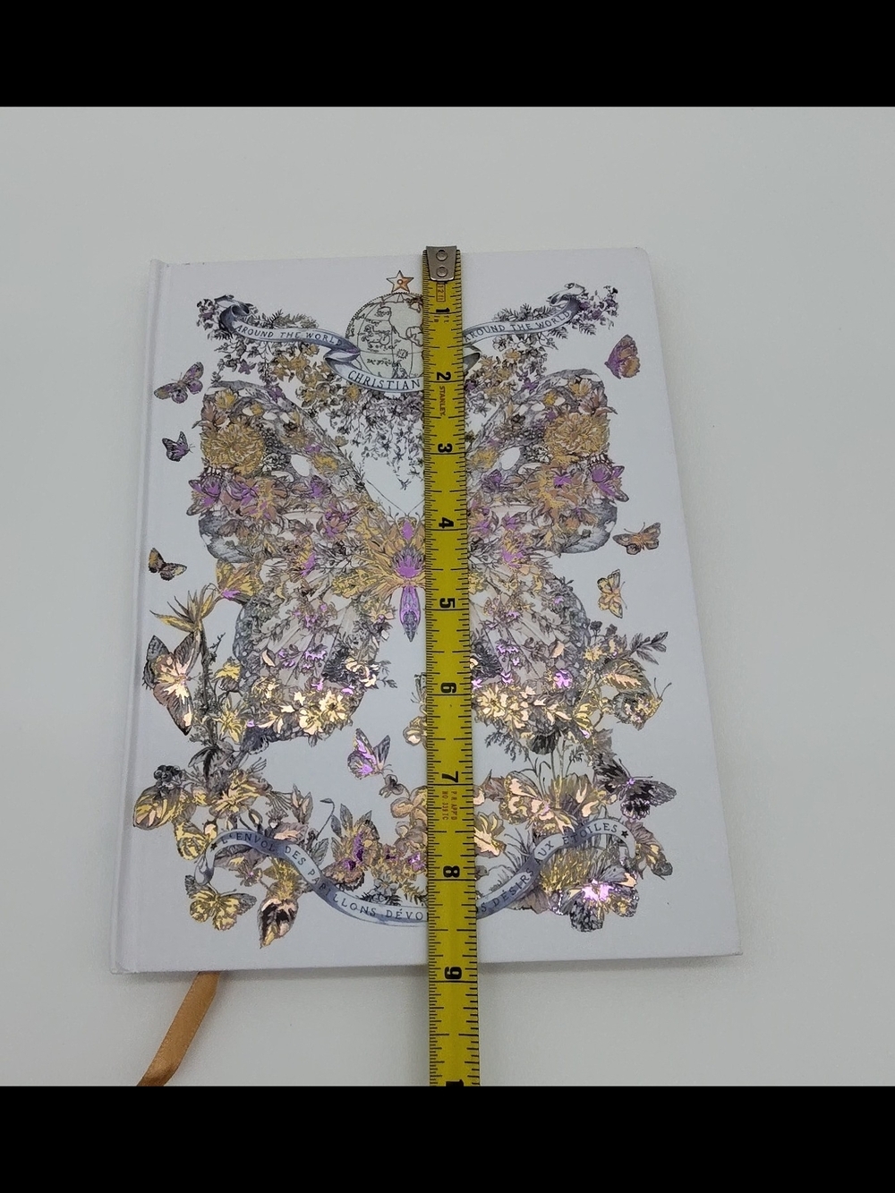 CHRISTIAN DIOR Around the World Notebook Set w Logo Elastic Band New NIP NWT - Picture 7 of 14
